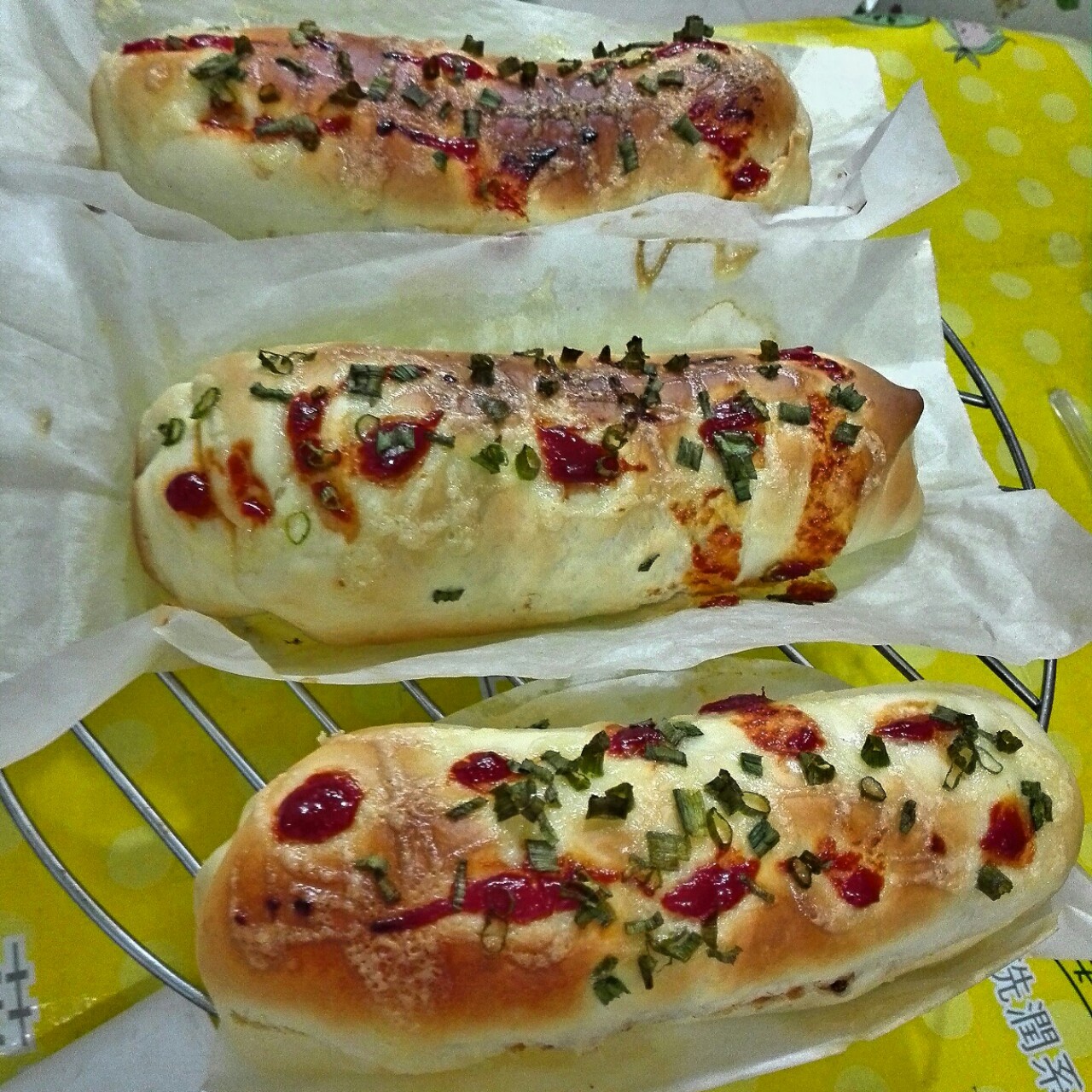 葱香芝士面包