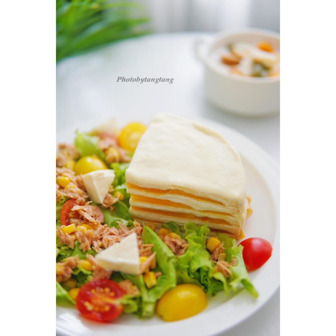 芒果千层蛋糕，100%成功告别煎皮无能