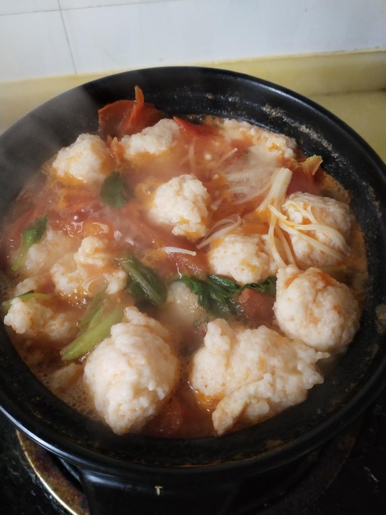 [轻食减脂]番茄虾丸汤