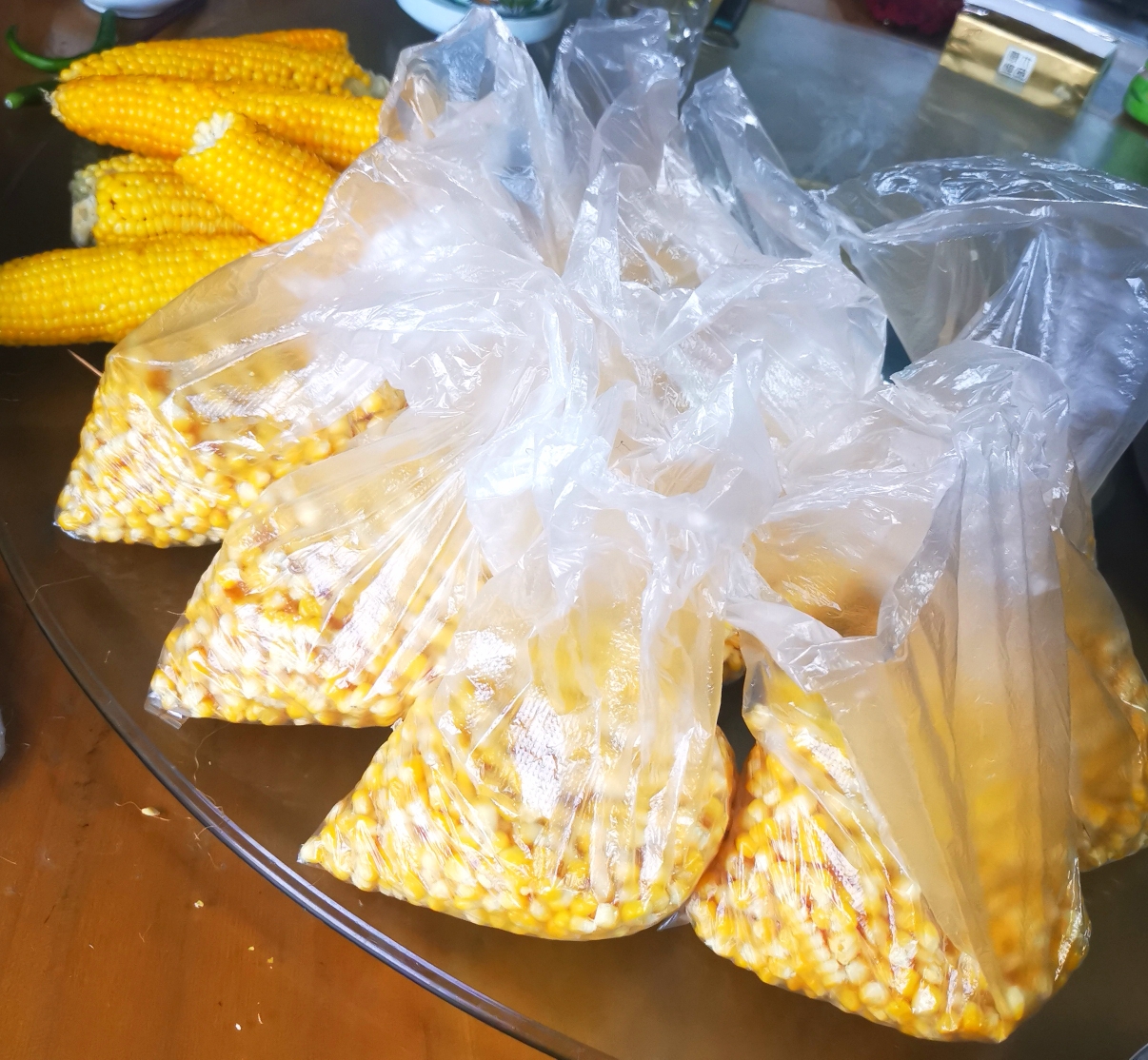 储存鲜玉米粒的做法
