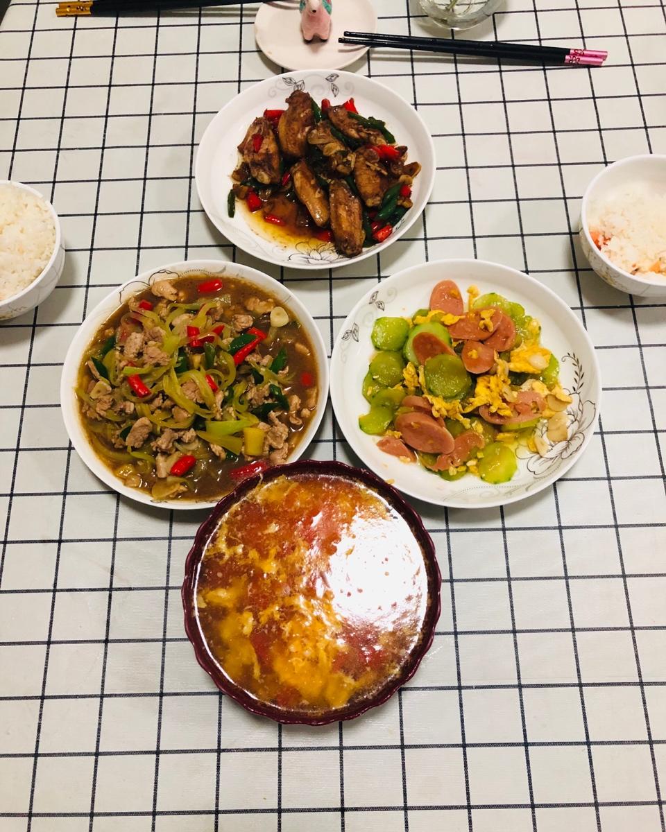 玉米黄瓜火腿粒