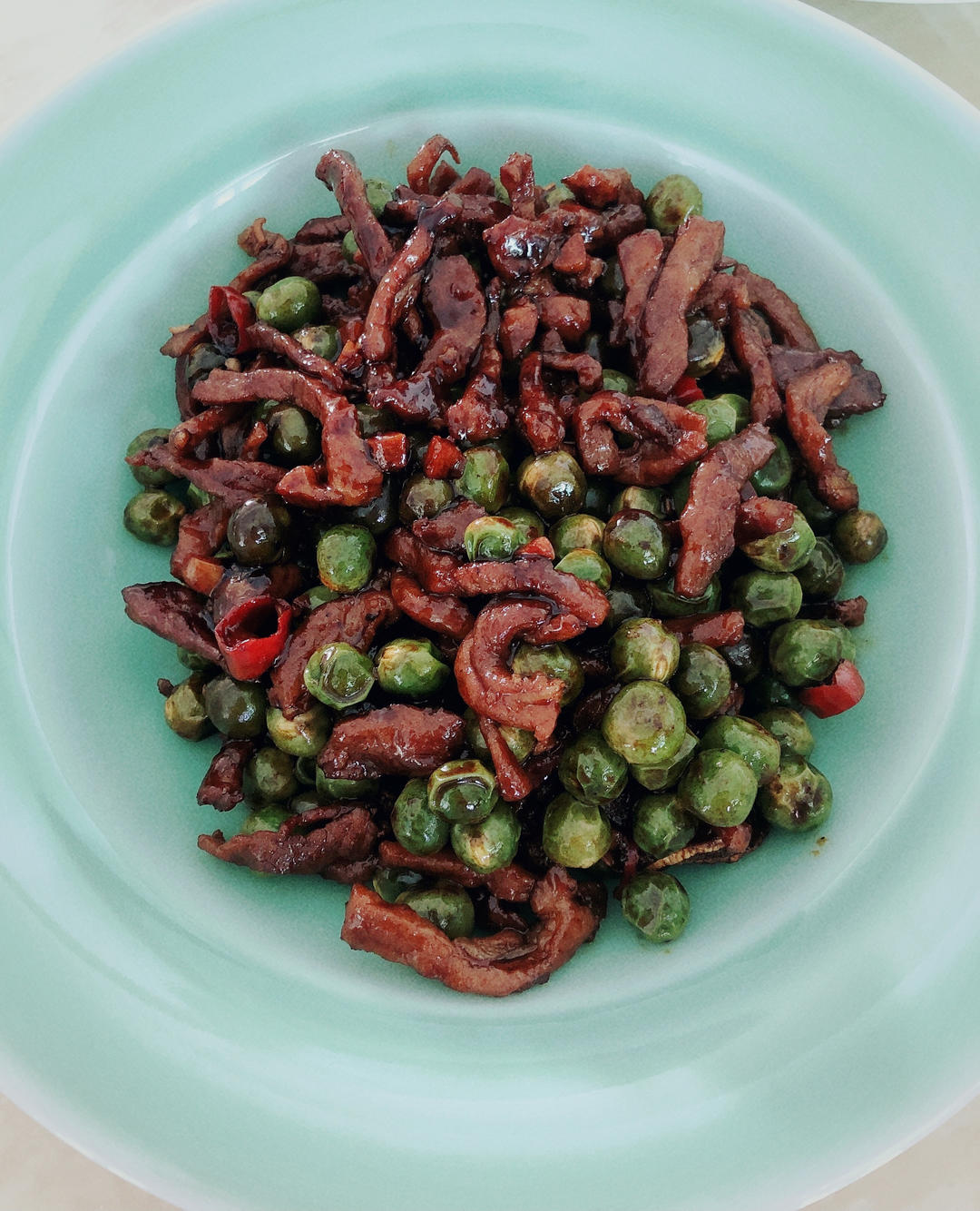 超下饭的豌豆肉沫