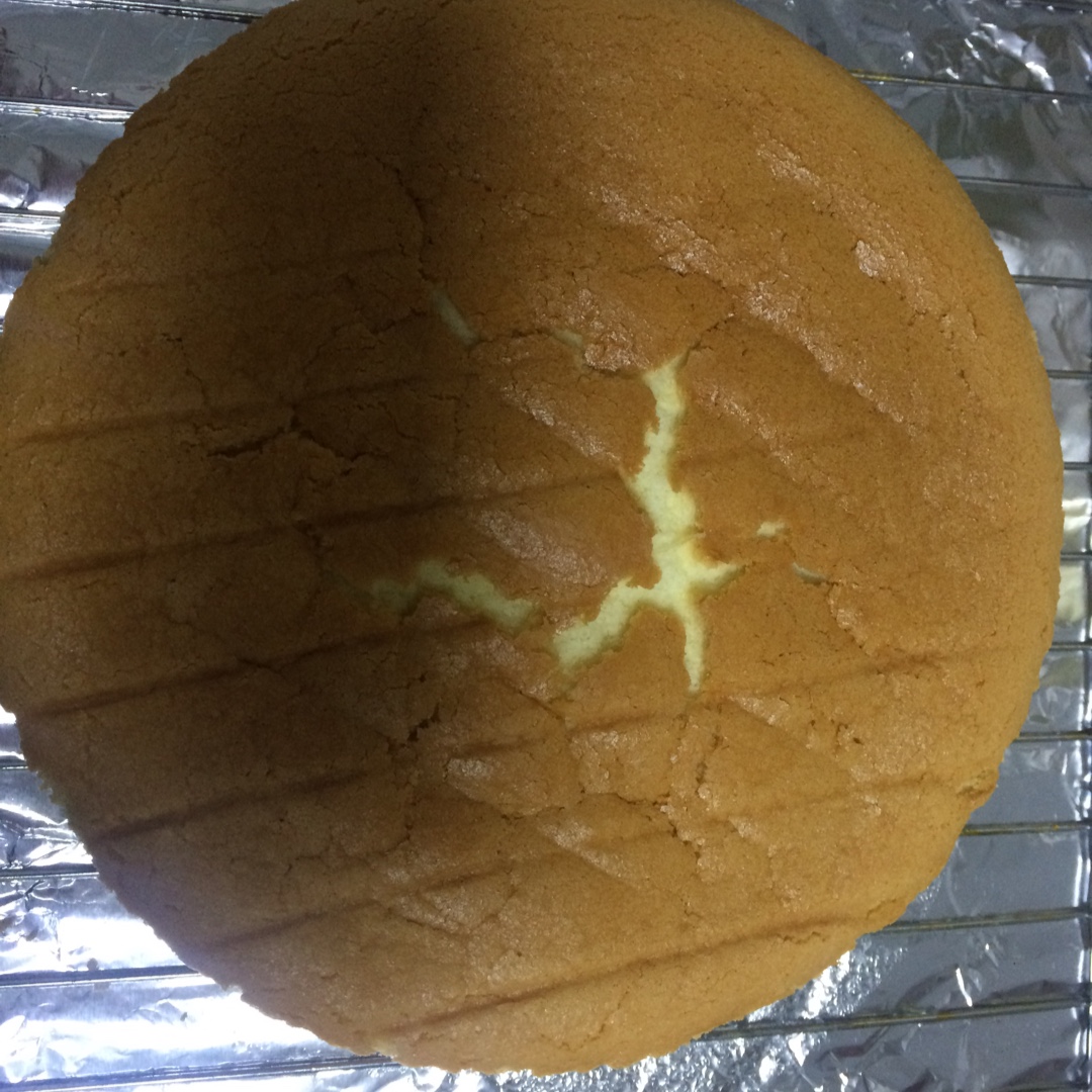 超好记八寸戚风蛋糕（后蛋法）