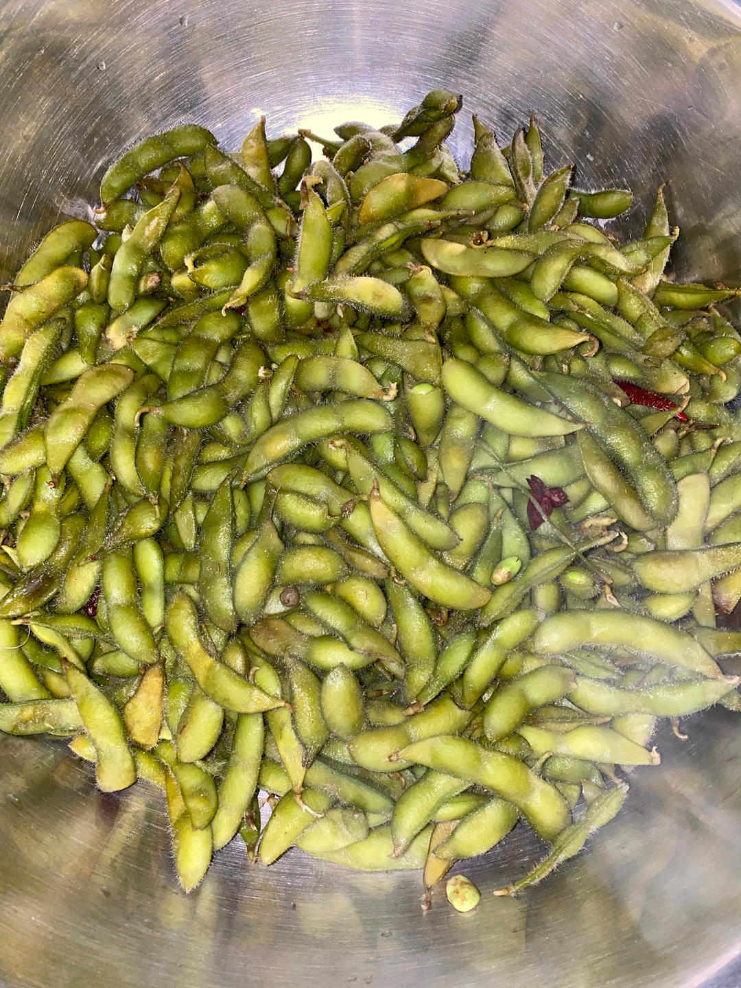 豪华版水煮毛豆