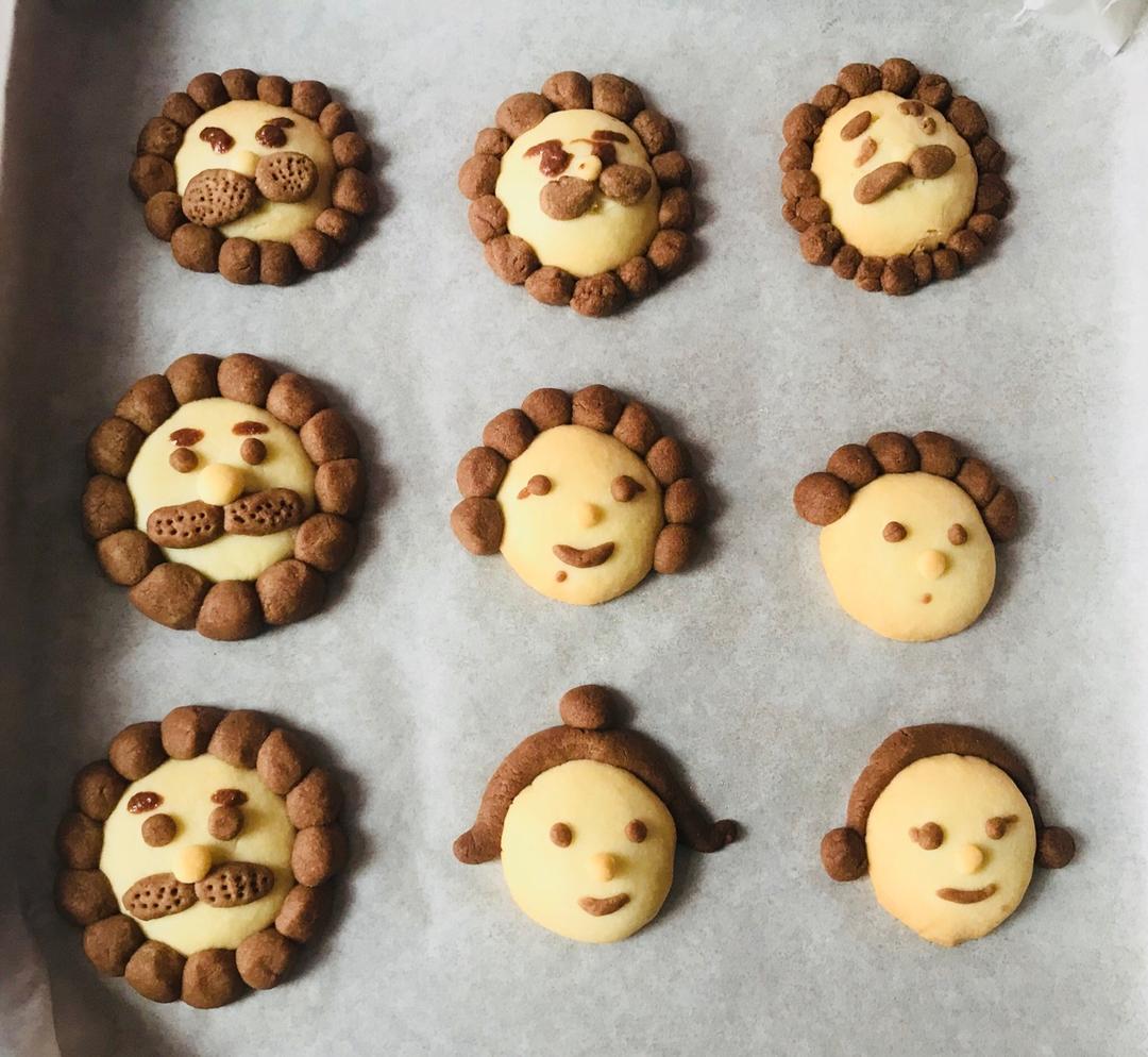 呆萌小狮子黄油饼干（独家造型）