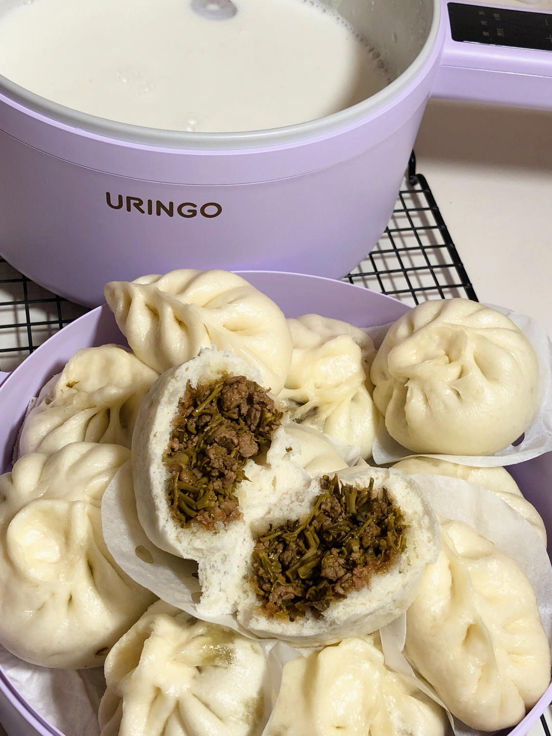 纯奶手撕吐司的做法 步骤1