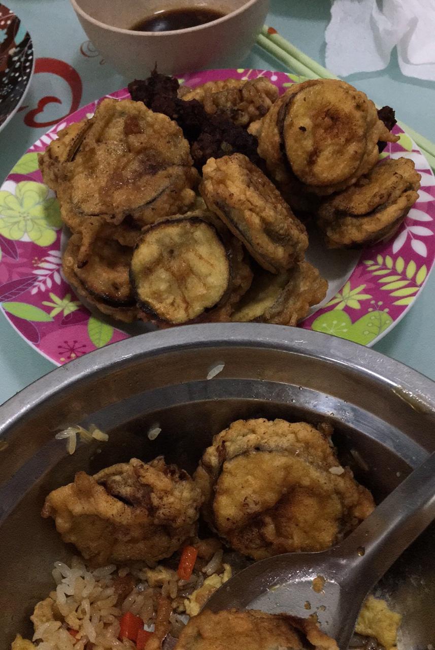 炸茄子盒