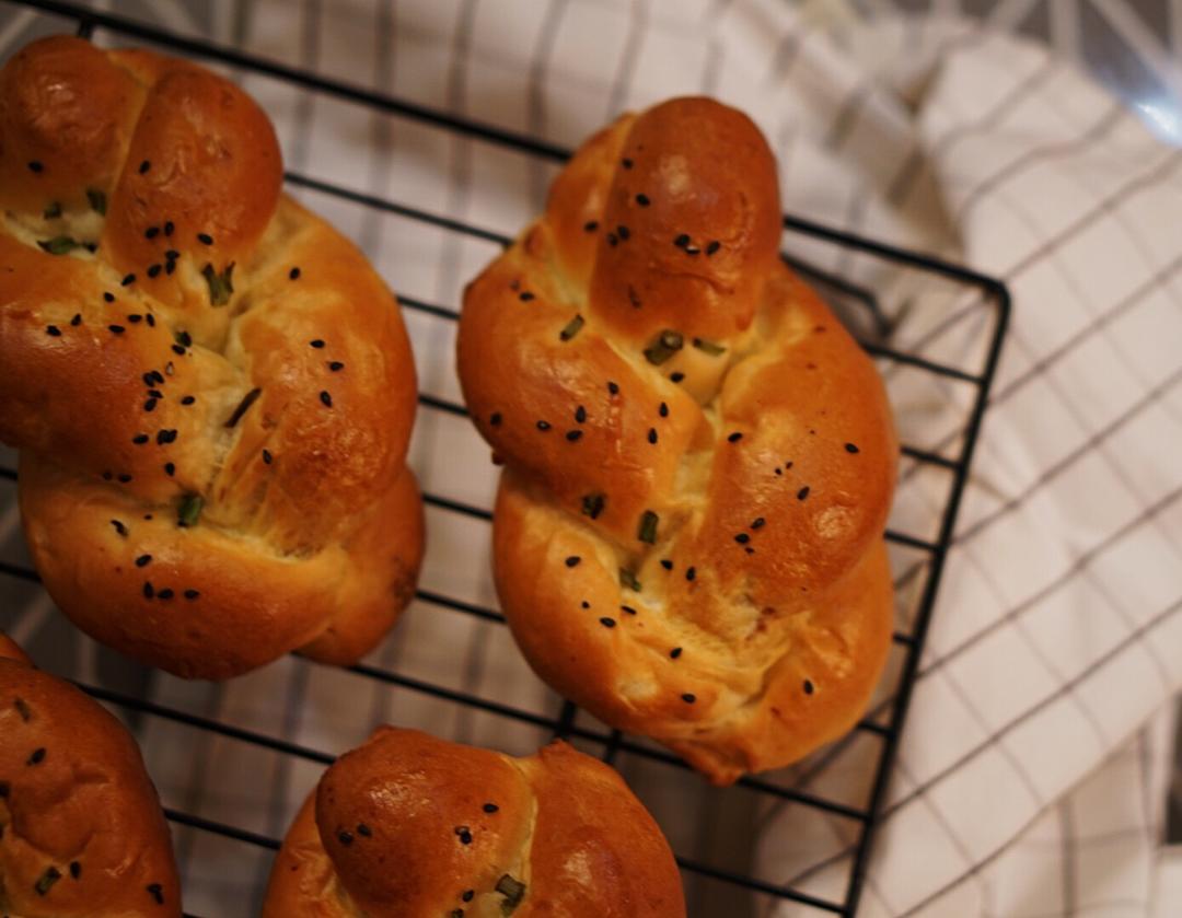 香葱肉松面包（烫种法）