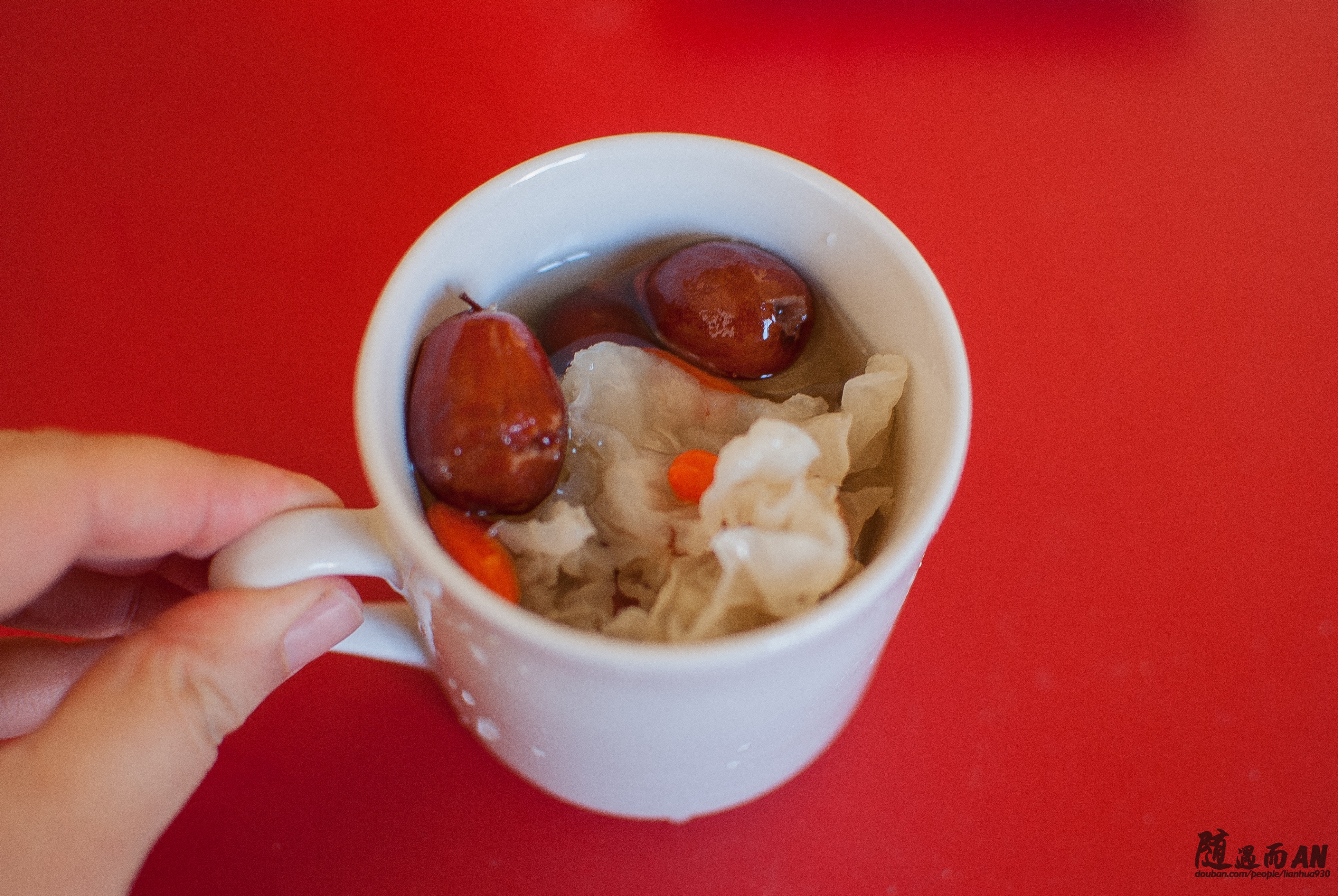 银耳红枣汤－white fungus and red date soup