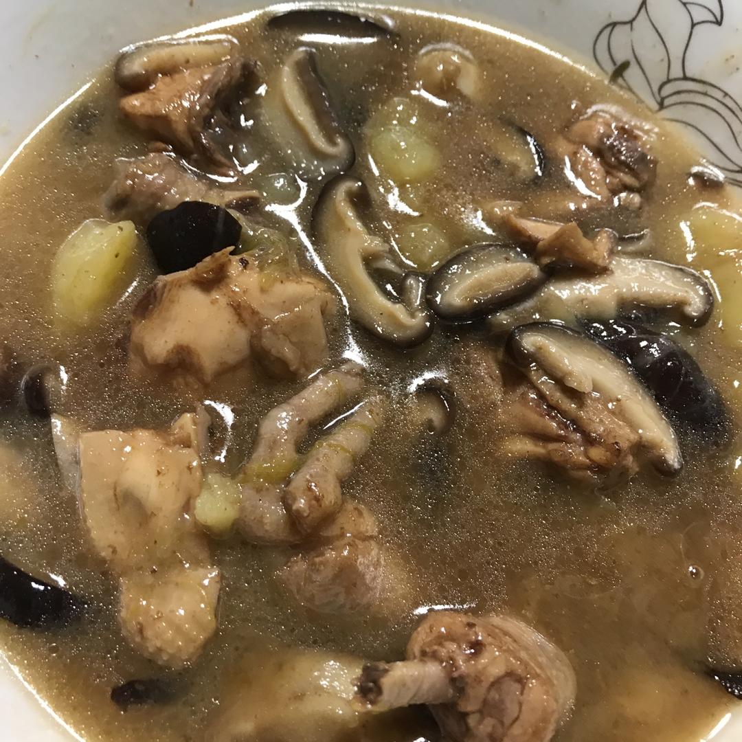 红烧三黄鸡家常版(黄焖鸡)