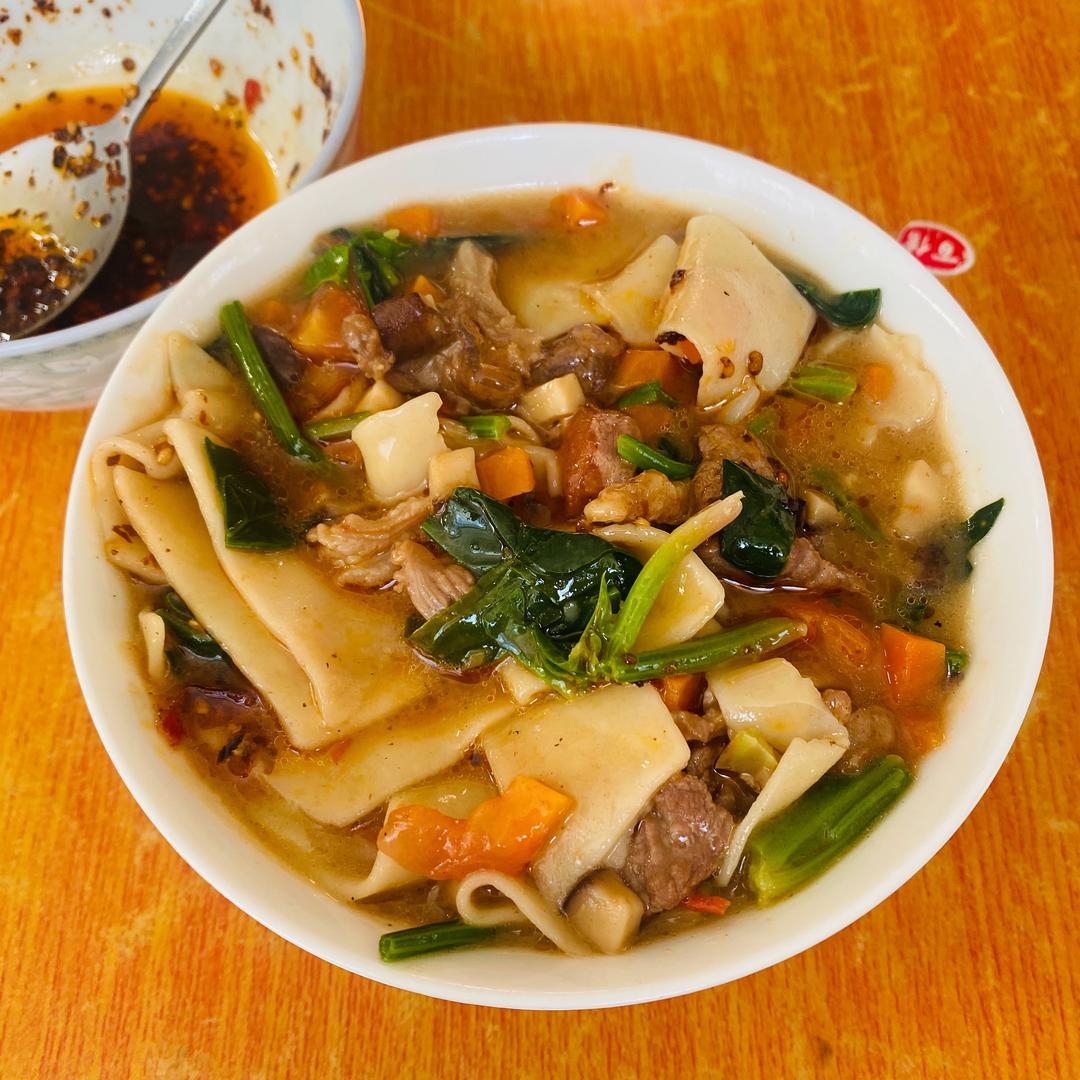 羊肉面片的做法