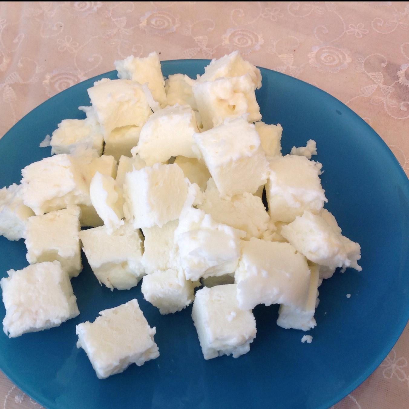 椰丝牛奶小方糕