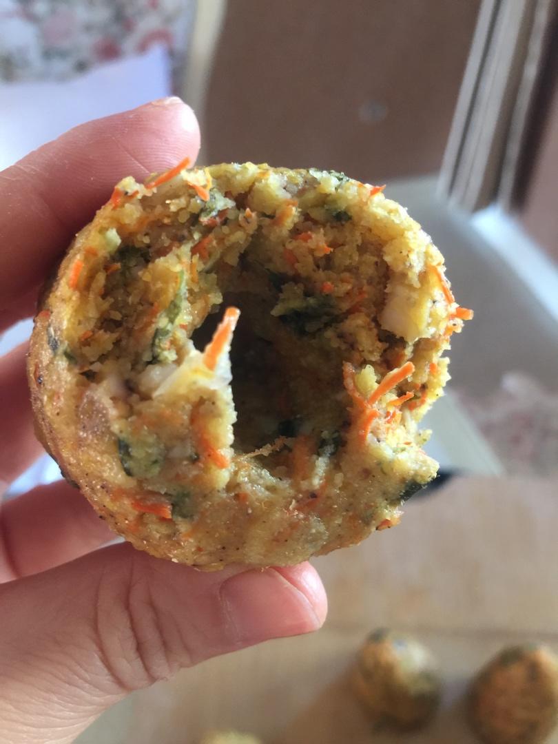 咸味菜窝头(内附手法视频)～～吃点儿粗粮系列