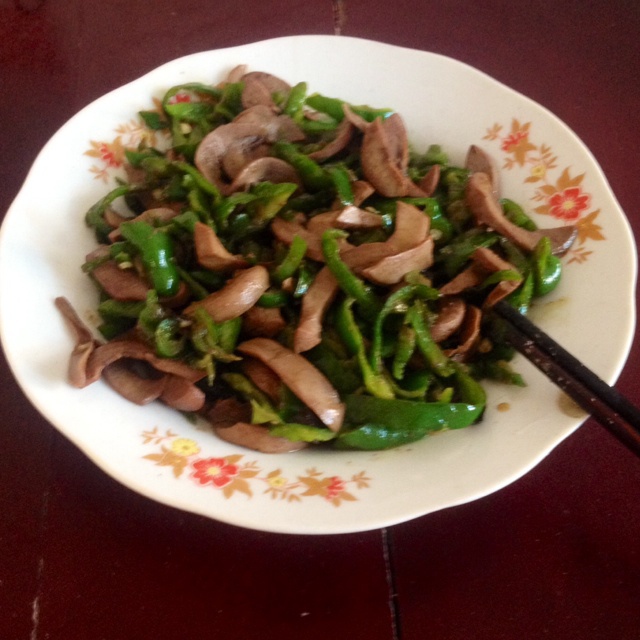 吴俊will做的青椒炒腰花