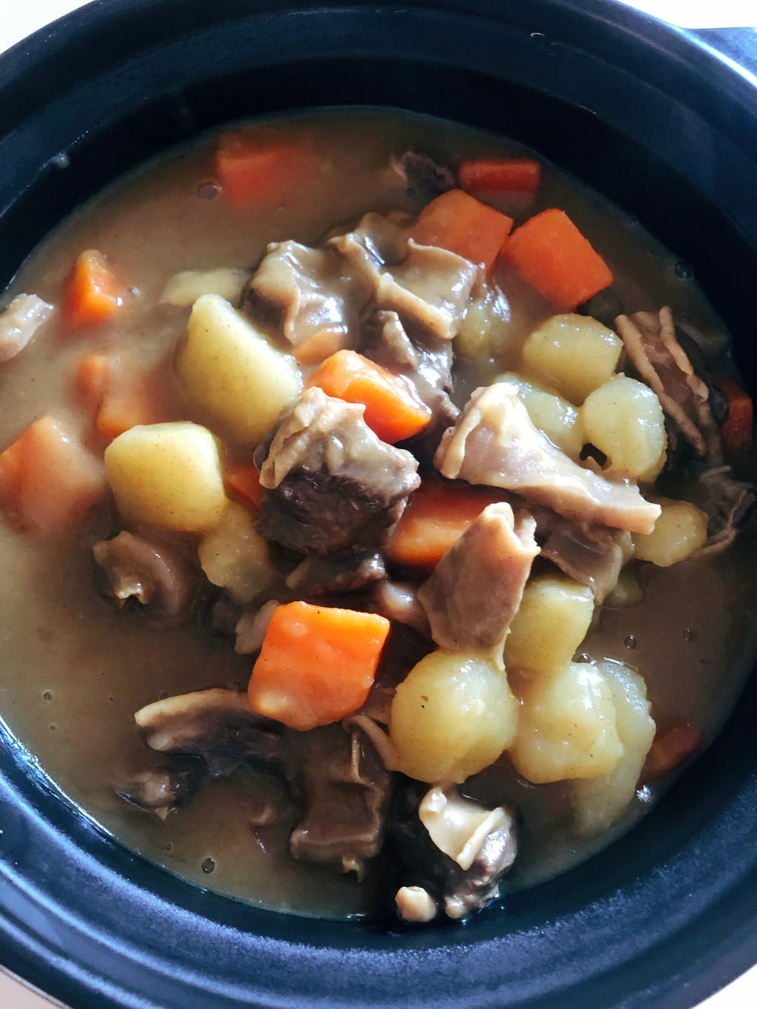 咖喱土豆炖牛腩