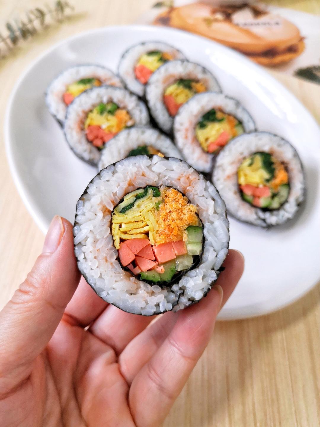 高颜值的紫菜包饭