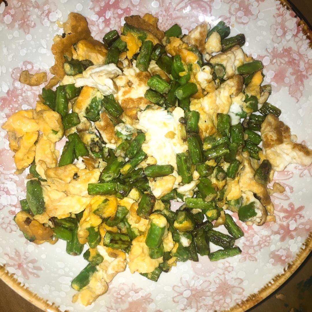 豆角炒蛋