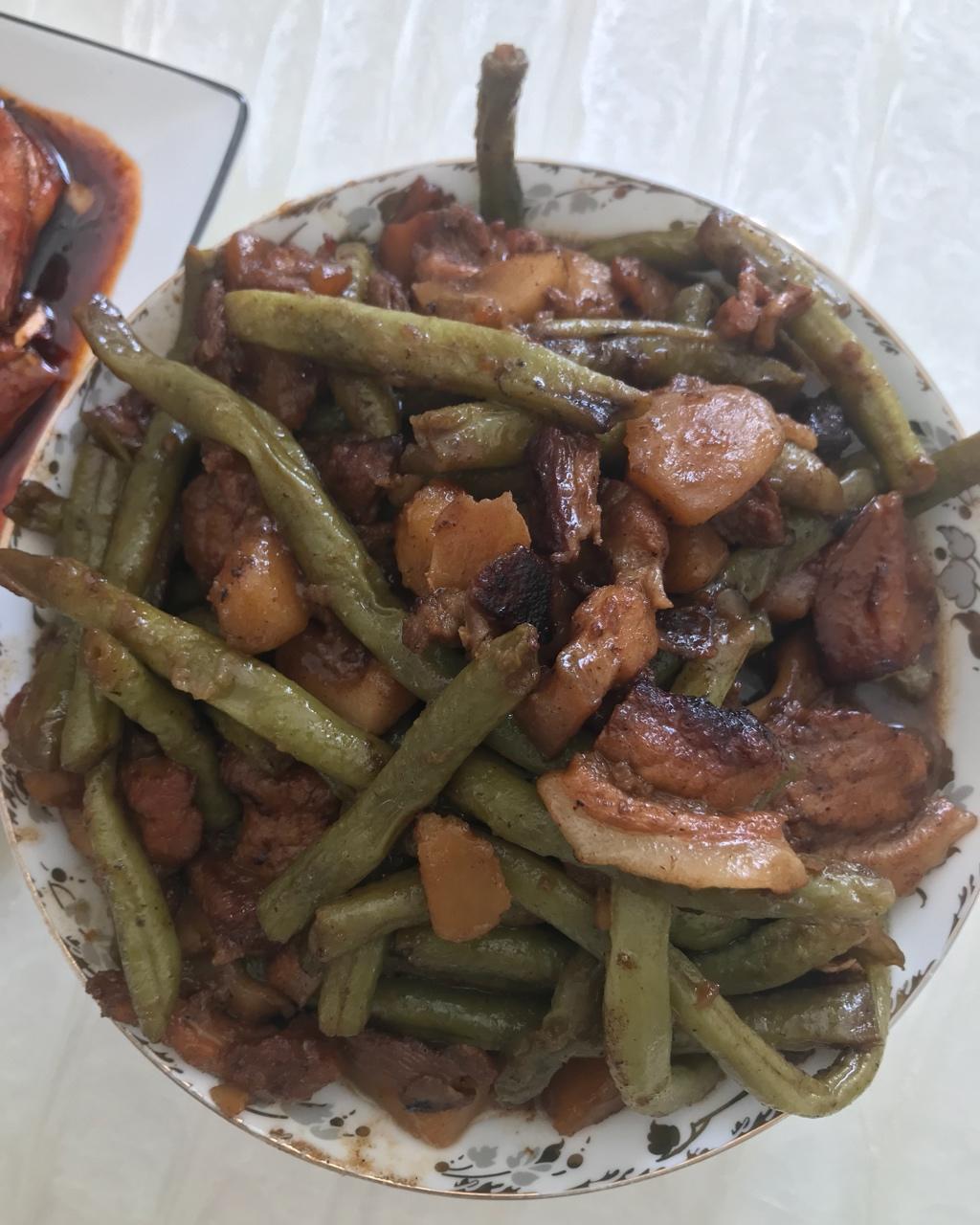土豆炖豆角