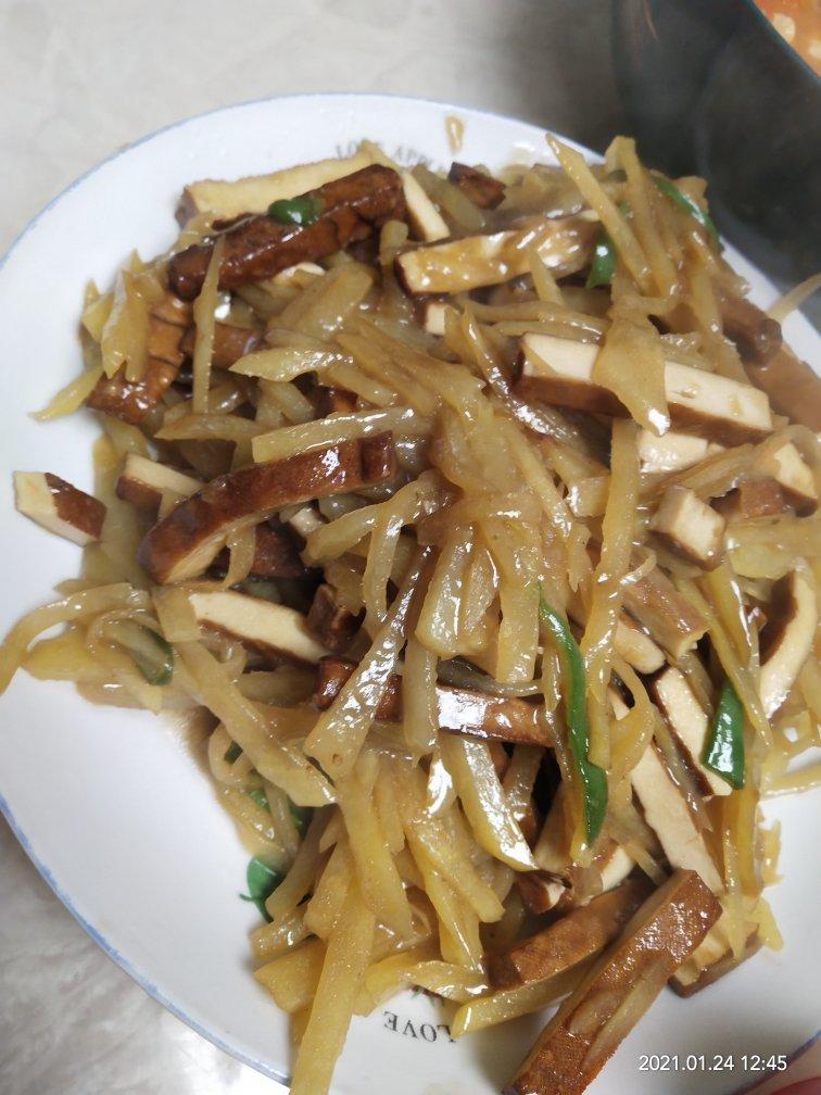 香干土豆丝