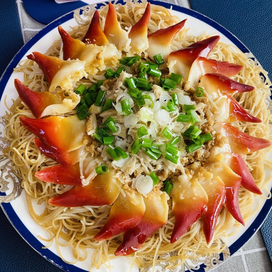 最美年夜饭—蒜蓉粉丝蒸北极贝（团团圆圆过大年）