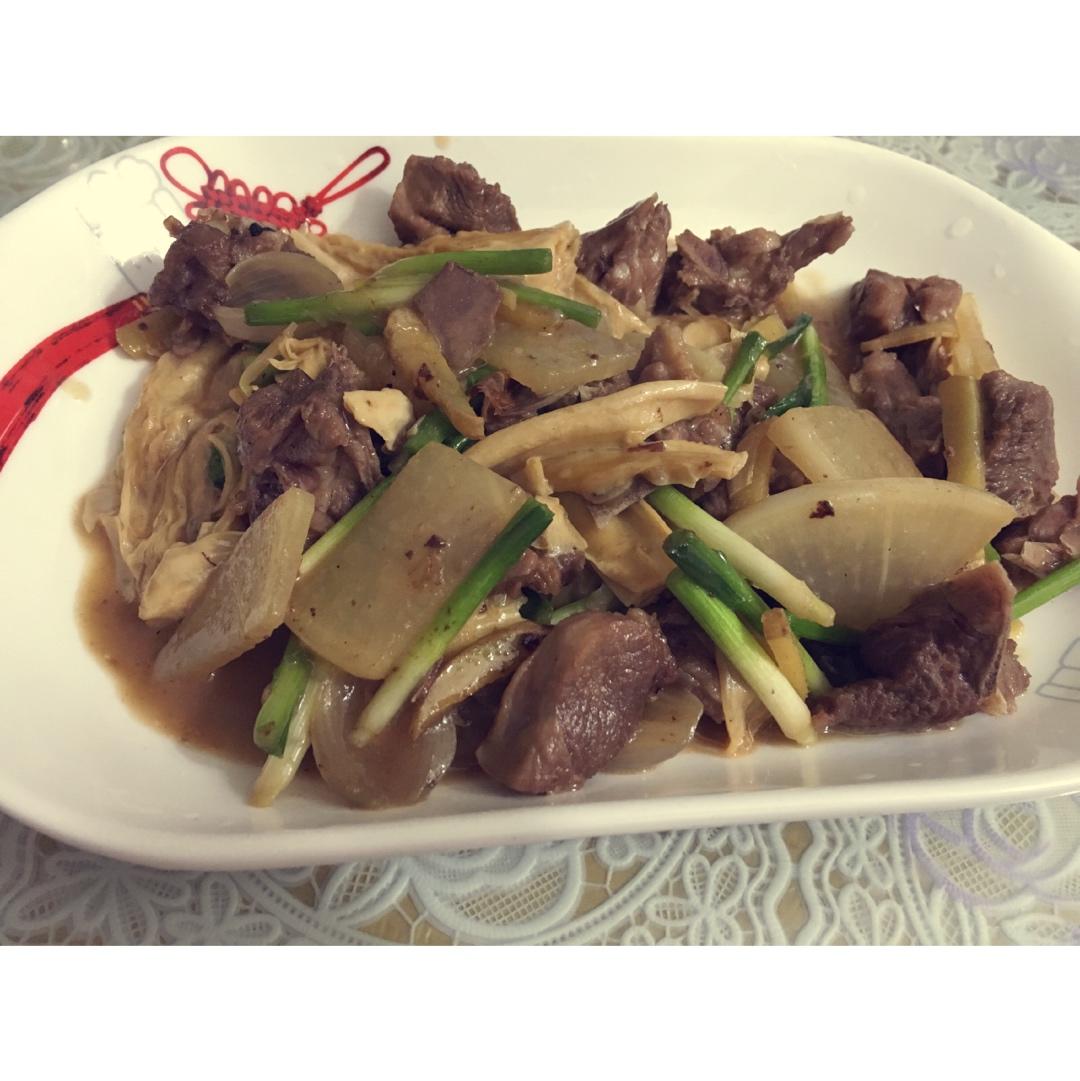 竹笋焖鸭肉（甜）