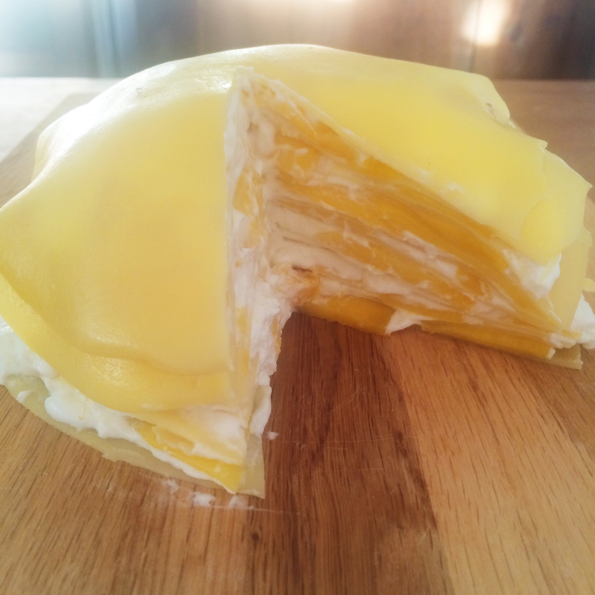 芒果千层蛋糕，100%成功告别煎皮无能