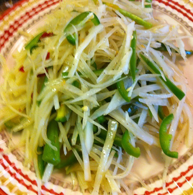 青椒土豆丝