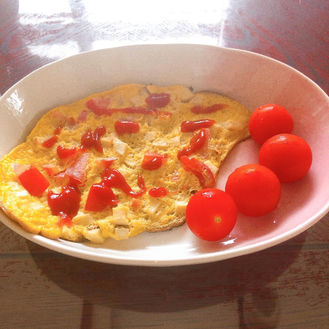 我的减肥早餐—疯狂杂菜烘蛋饼
