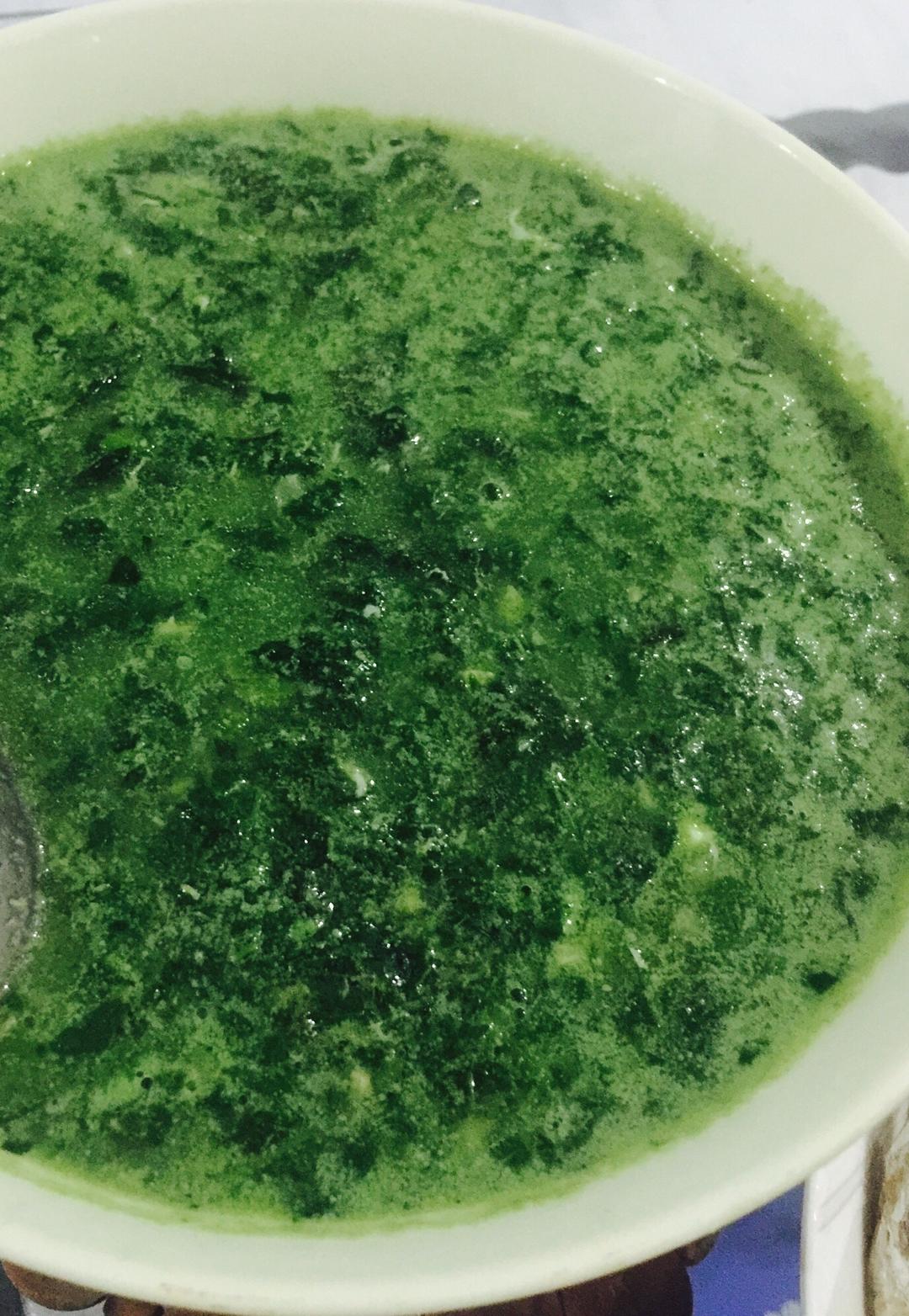 护国菜羹（番薯叶猪肉蛋花汤）