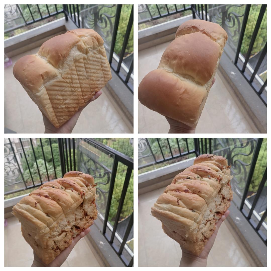 纯奶手撕吐司的做法 步骤1