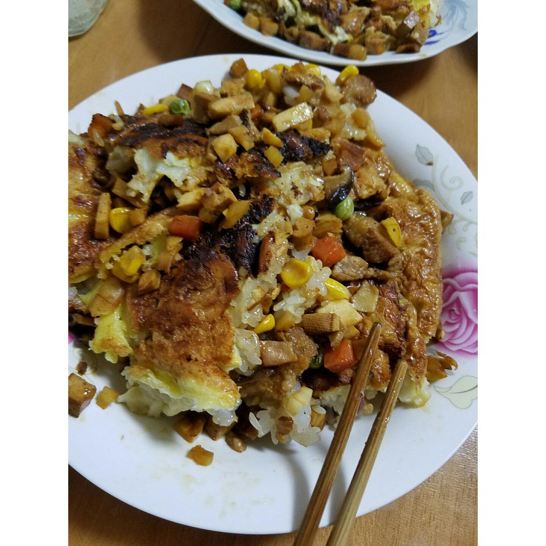 武汉小吃三鲜豆皮