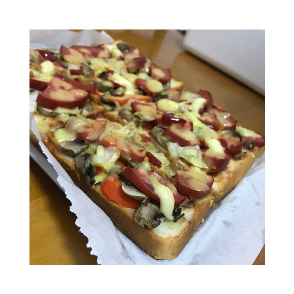 吐司培根小批萨