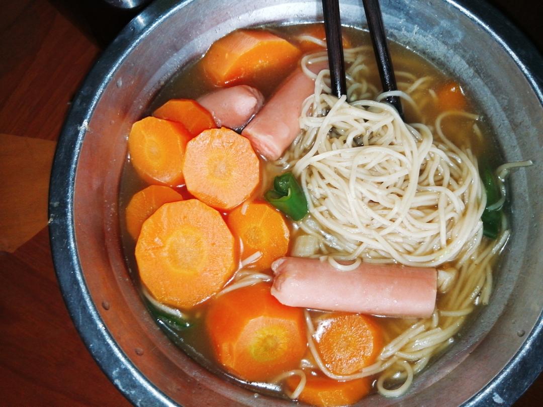 杂锦面条的做法