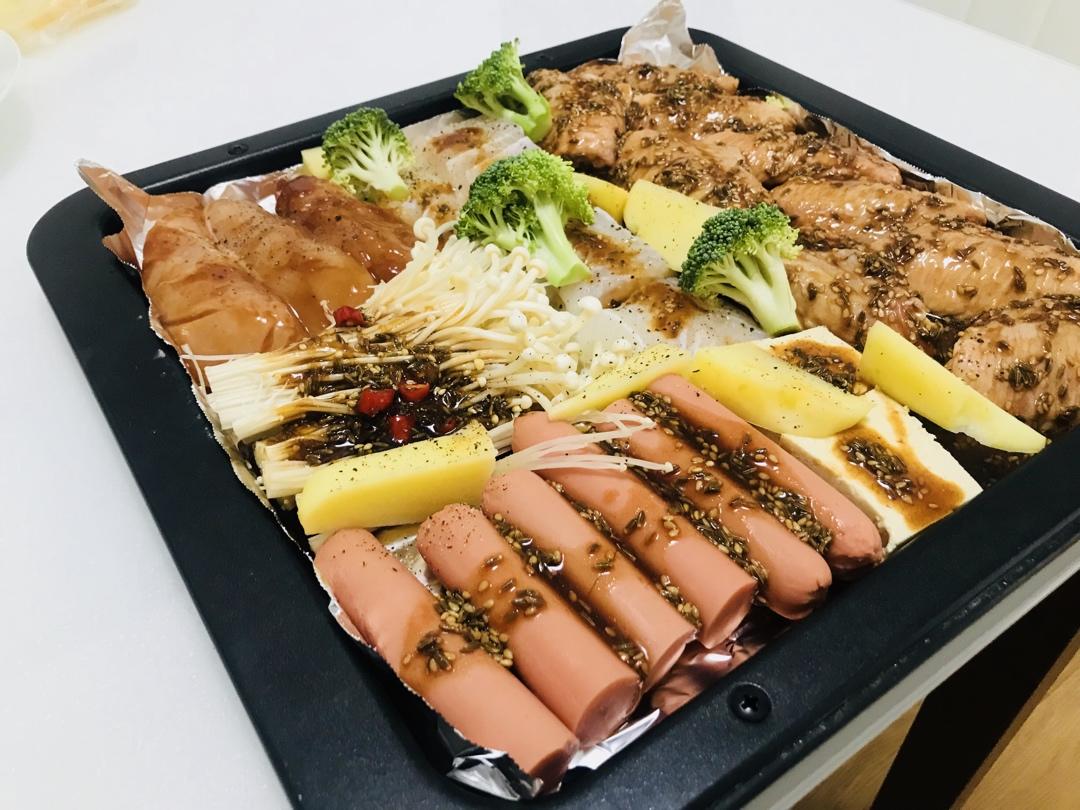 自制烤箱版烧烤，简单好吃过烧烤摊