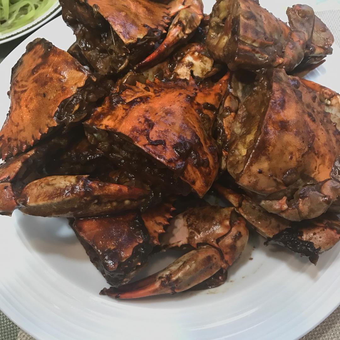 堂妈教你做酱爆螃蟹
