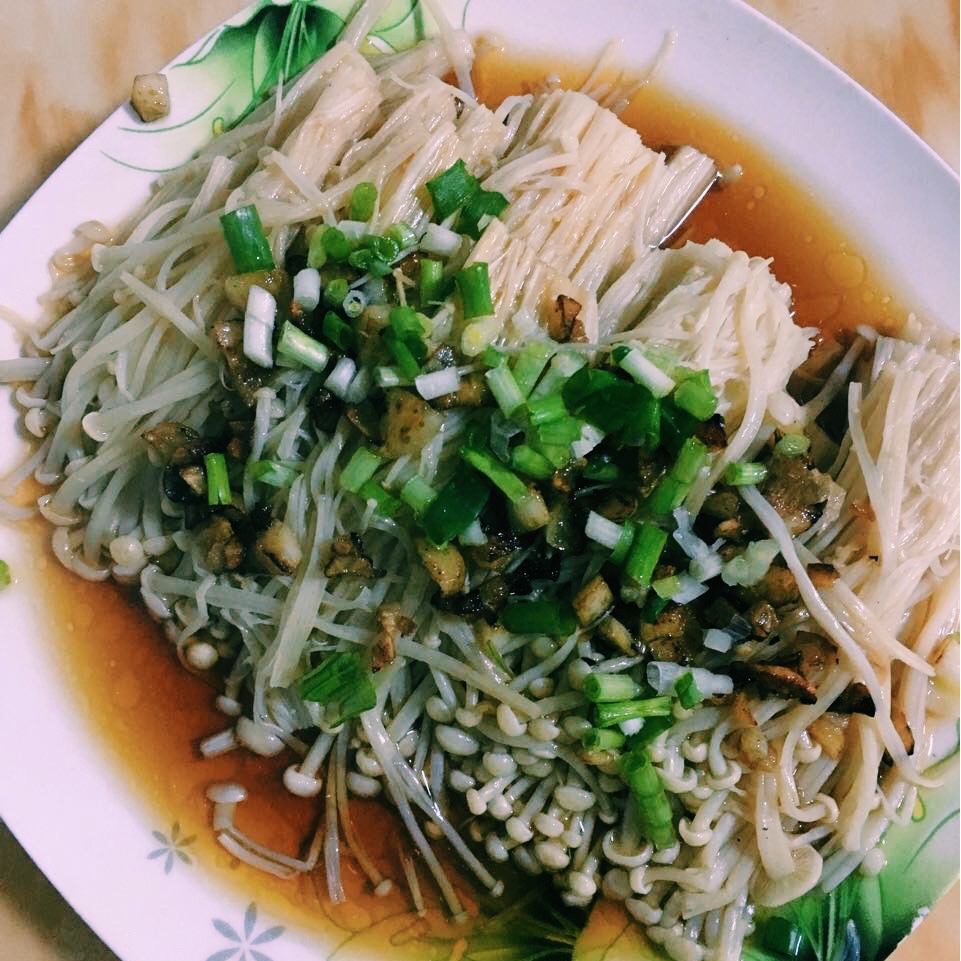 蒜蓉蒸金针菇