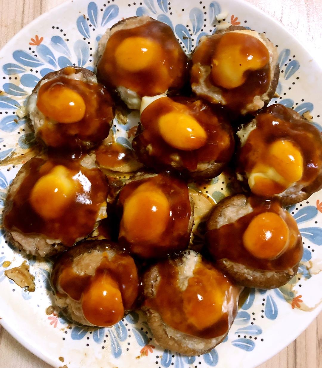香菇肉末蒸鹌鹑蛋