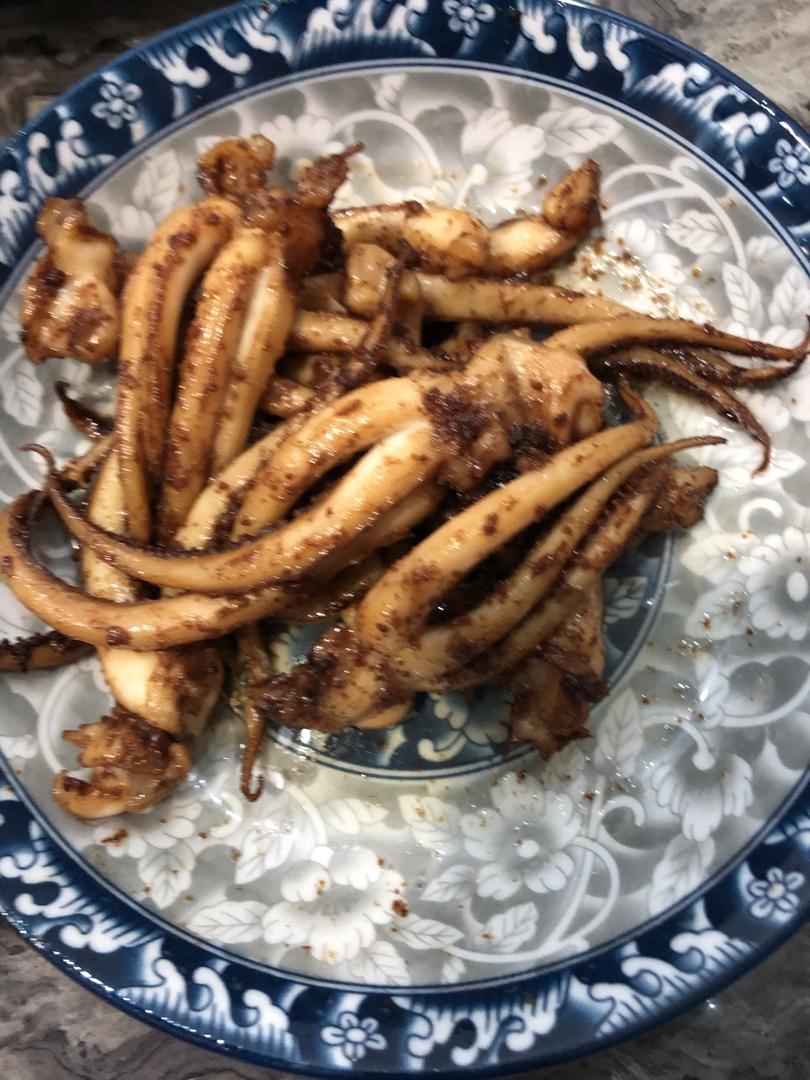 香辣鱿鱼须 赛过铁板的味道