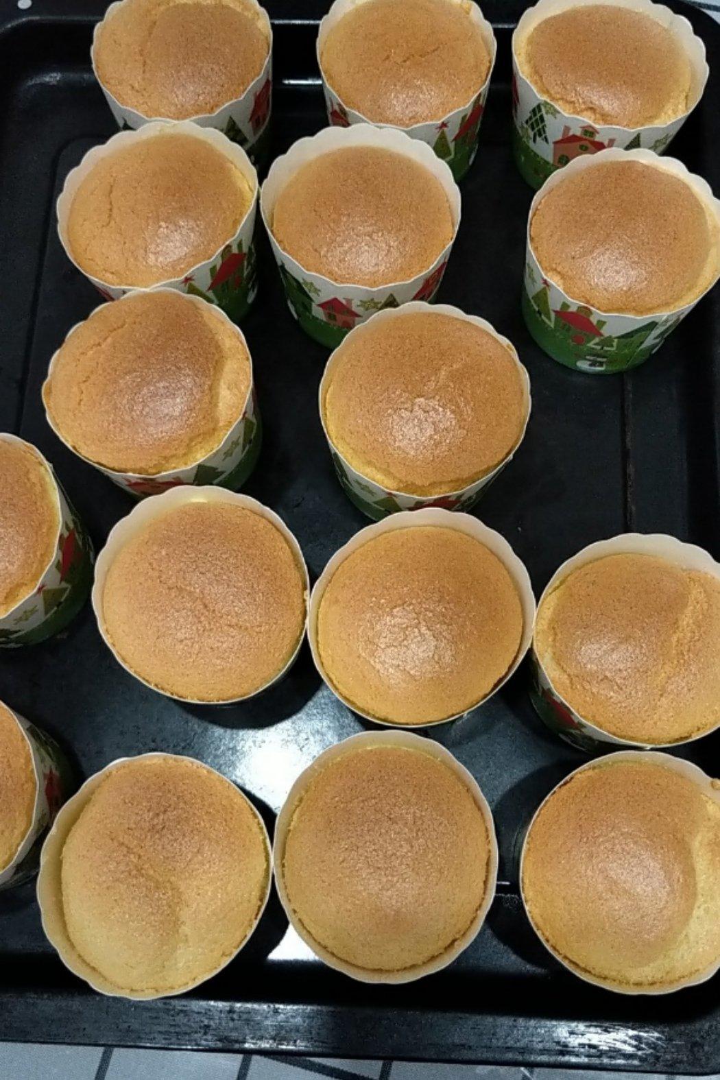 纸杯蛋糕 8寸戚风蛋糕的量