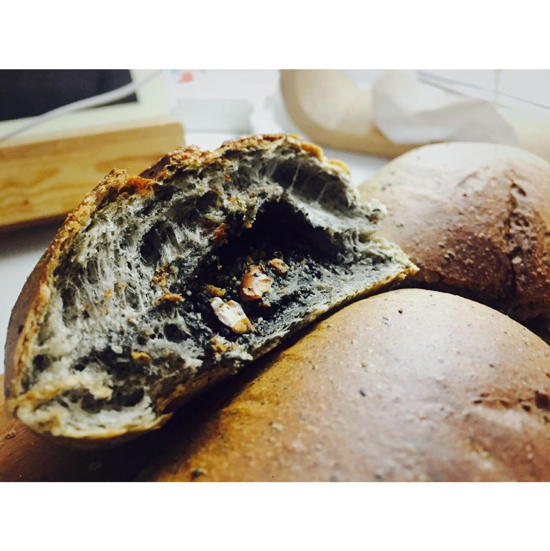 仿85度C家黑谷物核果（中种法）