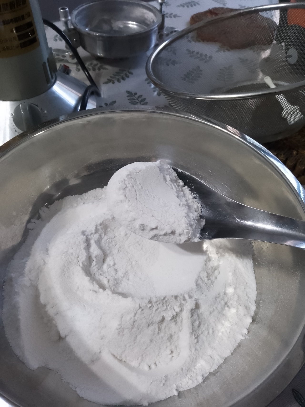 超简单自制粘米粉（中药打粉机版）的做法