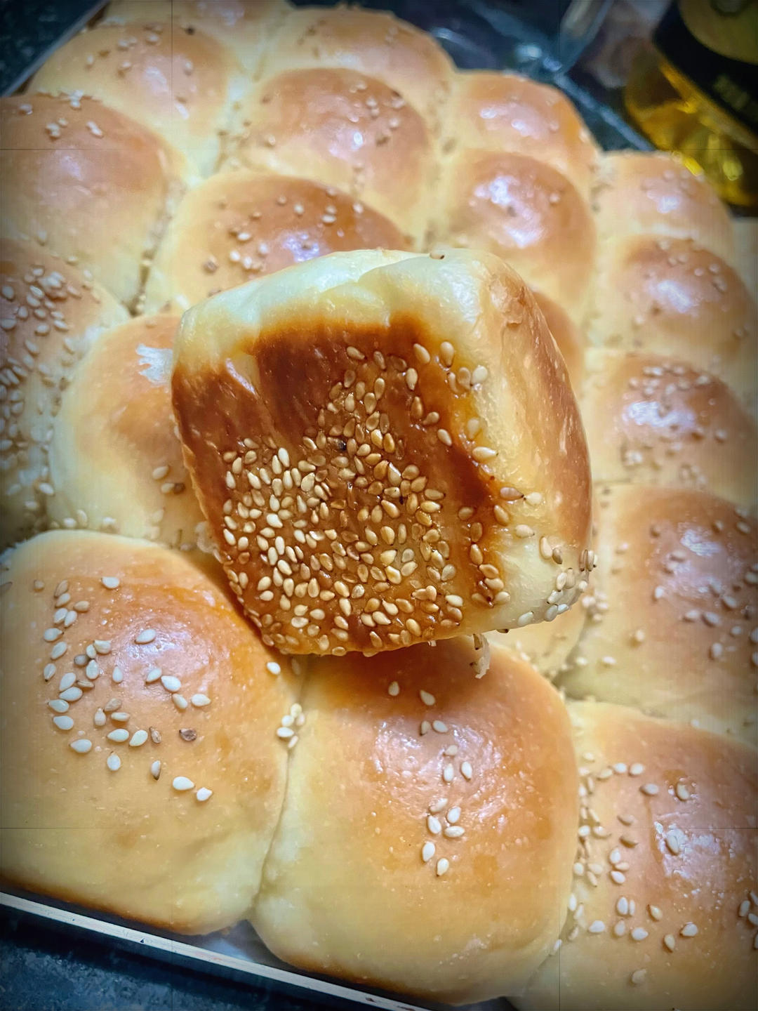 蜂蜜脆底小面包（蜂蜜奶香小餐包）