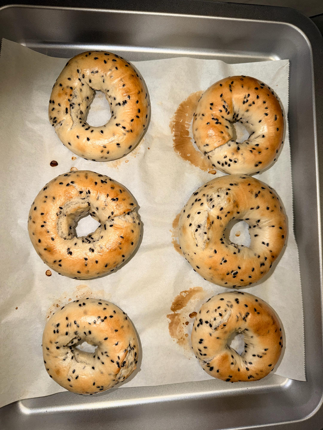 黑芝麻全麦贝果