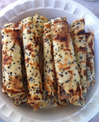 平底锅脆皮蛋卷