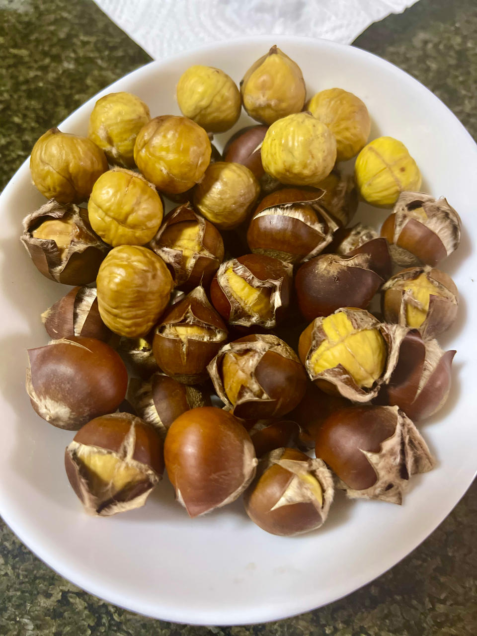 「空气炸锅」烤板栗无油无糖超简单