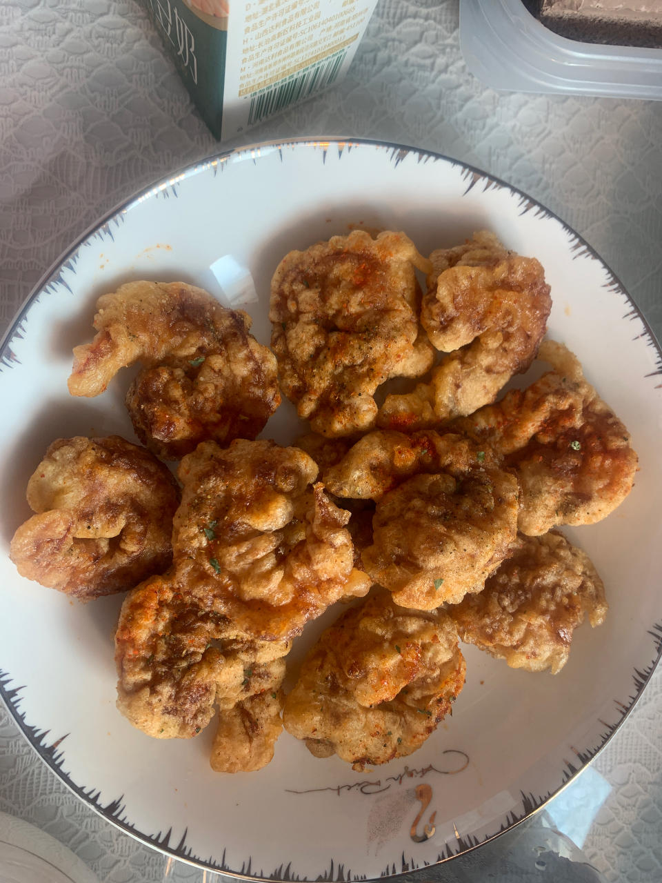 椒盐软炸虾仁～孩子们爱吃的营养美味