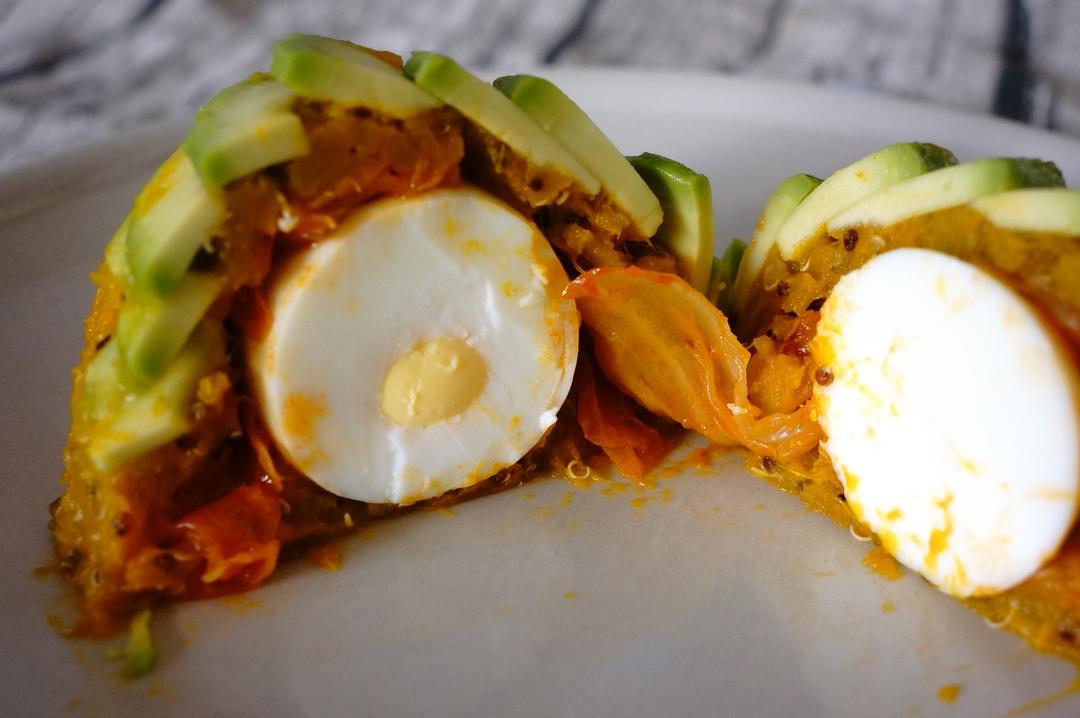 牛油果藜麦山药饭团