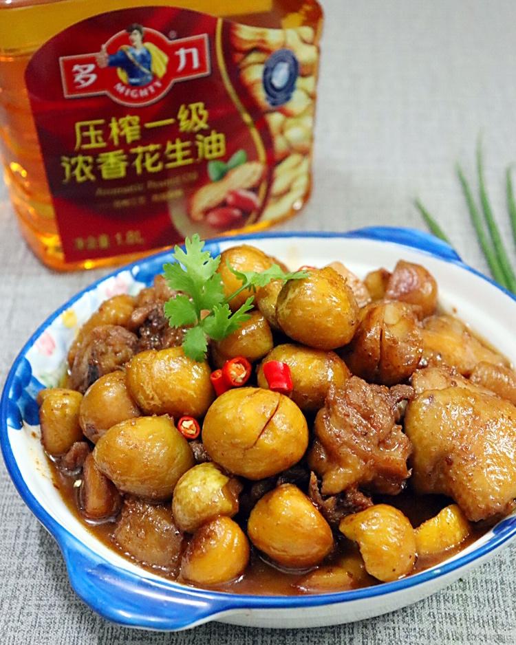 栗子烧鸡│多力浓香花生油X金牌家宴