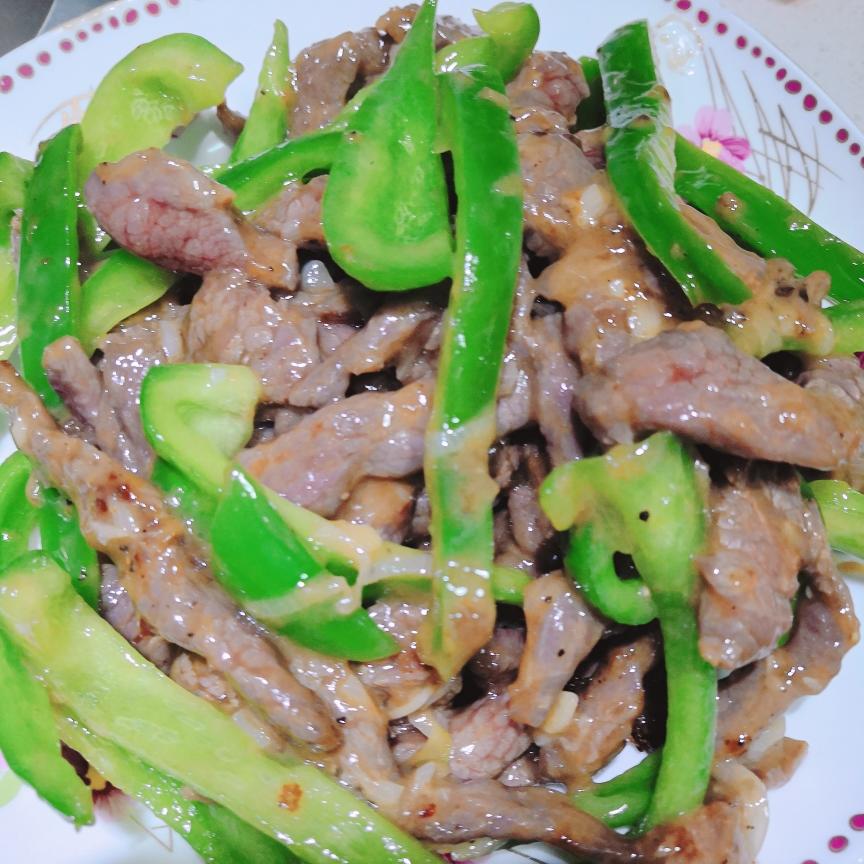 青椒炒牛肉的做法