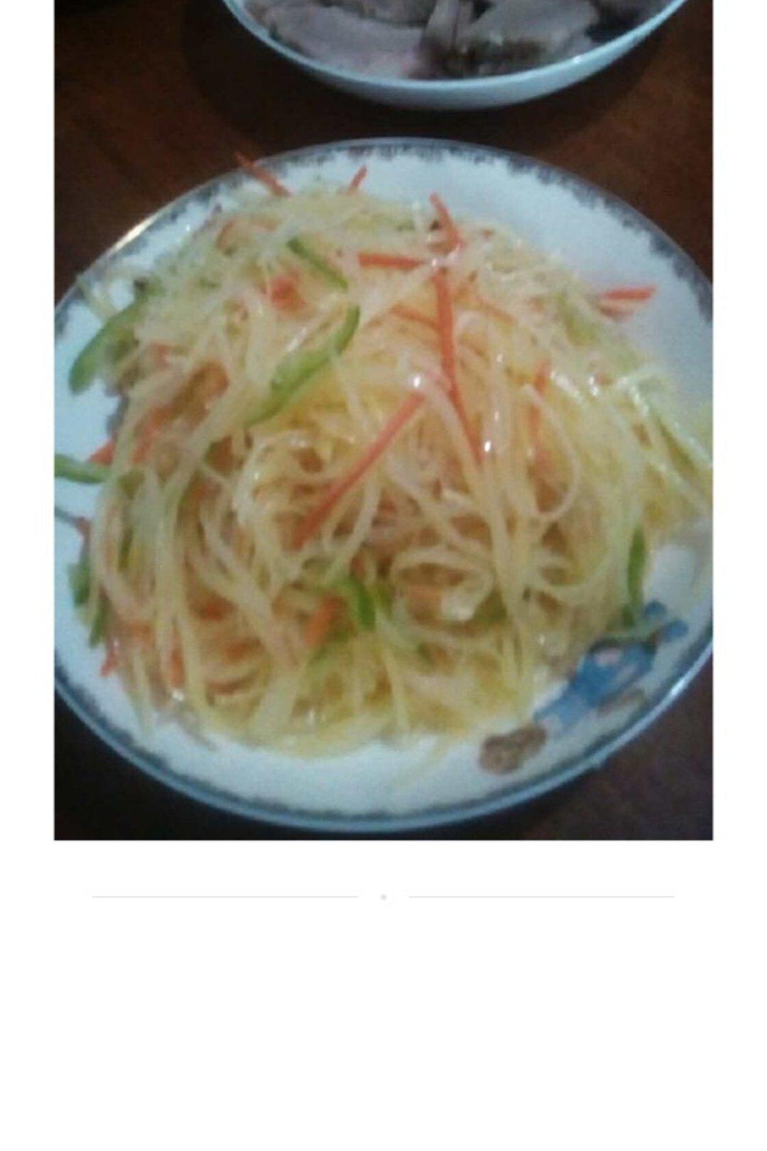 爽口炝拌土豆丝